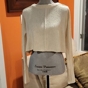 Silence + Noise Cropped Sweater